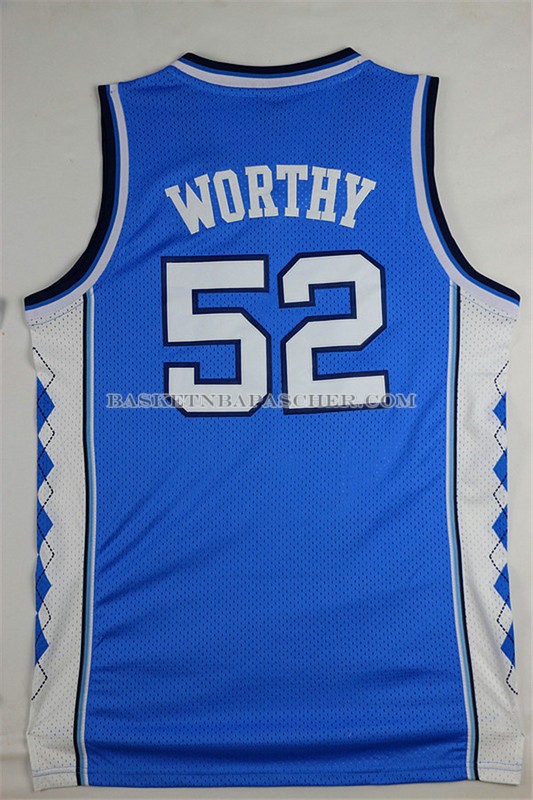 Maillot NCAA Universidad de Carolina del Norte Worthy Bleu